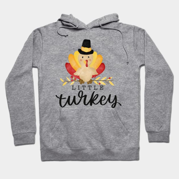 Little Turkey Hoodie by Zombie Girls Design